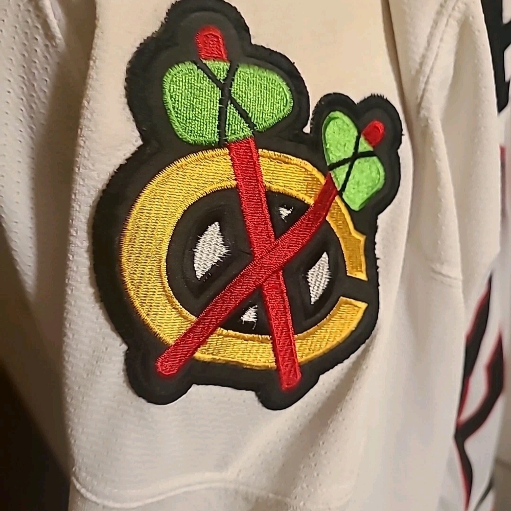 Vintage 90s 2xl Chicago Blackhawks Jersey Jeremy Roenick Hockey Starter Sewn - Picture 8 of 15